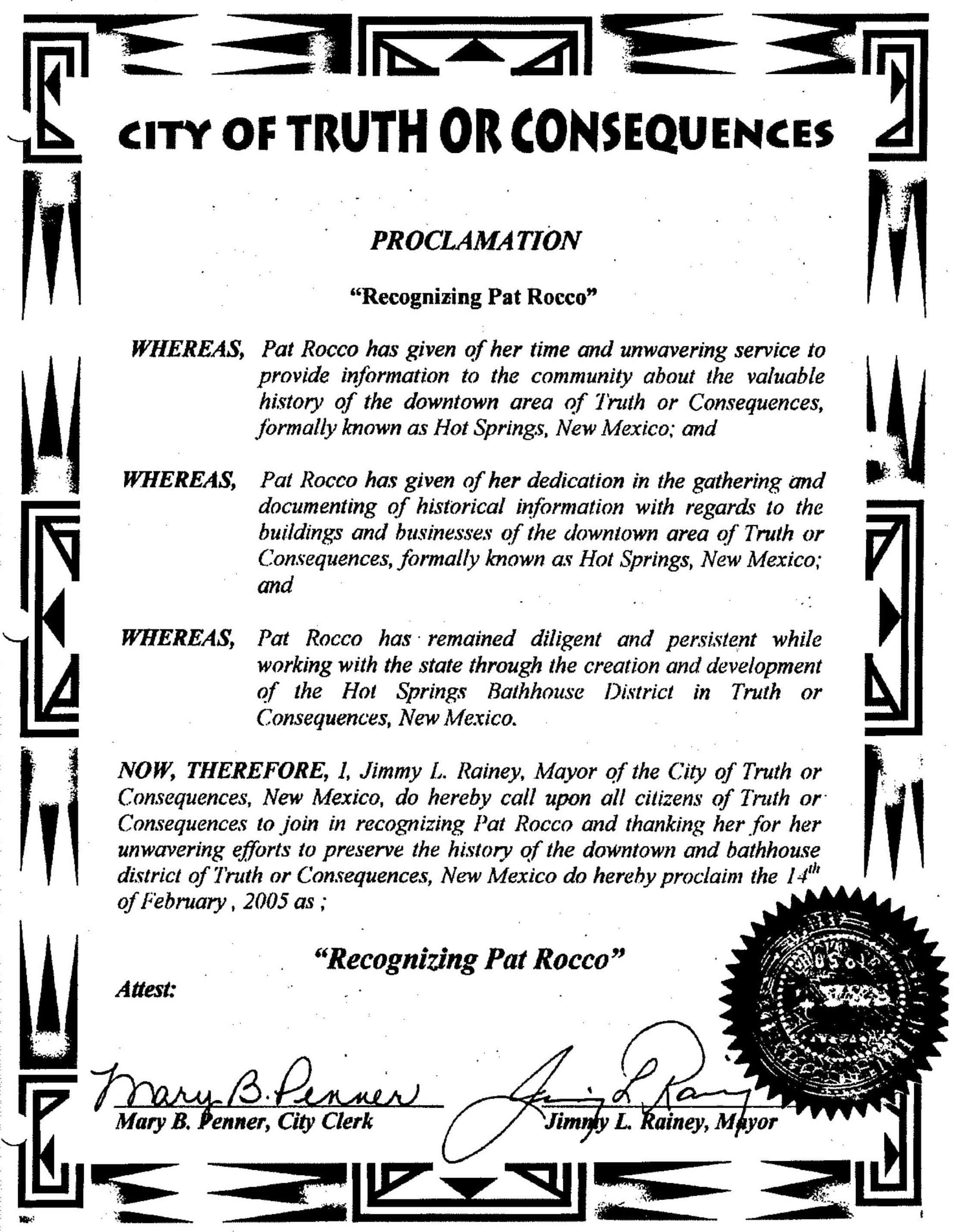 Proclamation